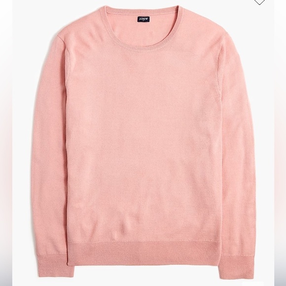 J crew rose Merino wool-blend crewneck sweater - Picture 2 of 3